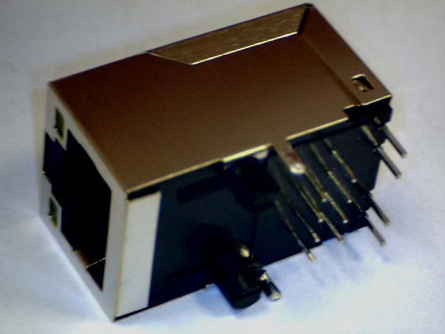 Gniazdo RJ45 THT ekranowane RB4xx rj45thtekrrb