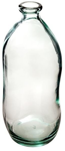 Atmosphera Wazon szklany z recyklingu 35 cm przeźroczysty B07618HV3R