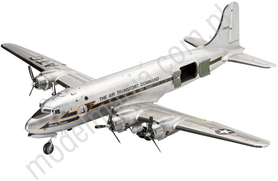 Revell Amerykański samolot transportowy C-54D Berlin Airlift 