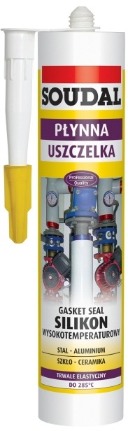 Silpac wysokotemperaturowy SOUDAL czerwony 300 ml