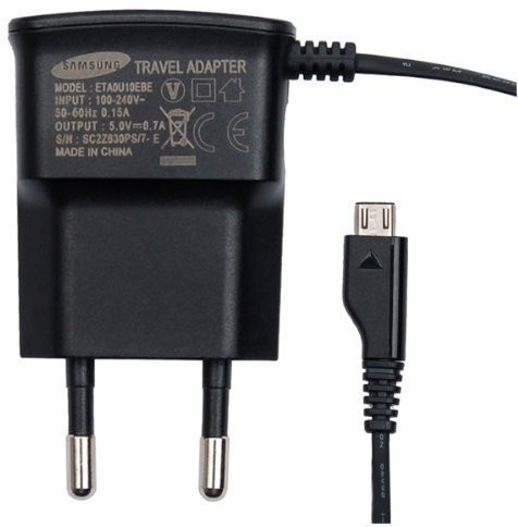 Samsung Oryginalny kabel do ładowania  i8190 Galaxy S3 III Mini eta0 u10ebe zasilacz ładowarka MicroUSB (Samsung oryginalna ładowarka 1) TE1
