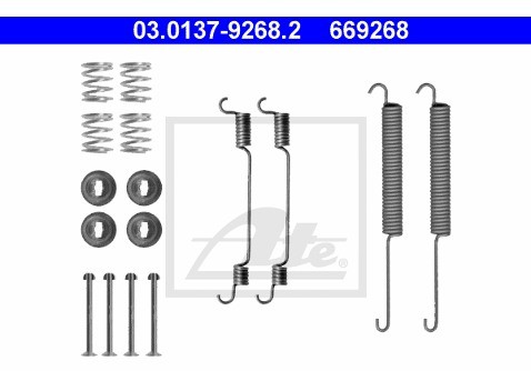 ATE Zestaw dodatków, szczęki hamulcowe 03.0137-9268.2