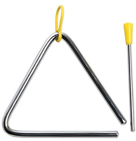 CASCHA cascha HH 2004 W zestawie z pałeczkami z gumową Triangel rękojeść zapewnia Percussion i muzykalne Wczesny wyciągane HH 2004