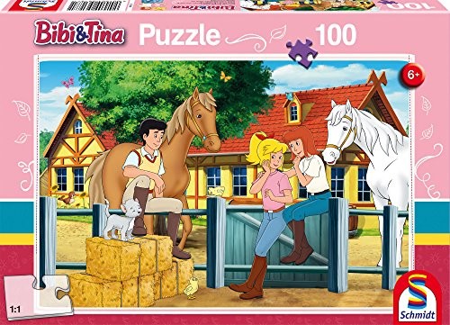 Schmidt Spiele 56187 Bibi i Tina na Martinshof Puzzles, 100 części