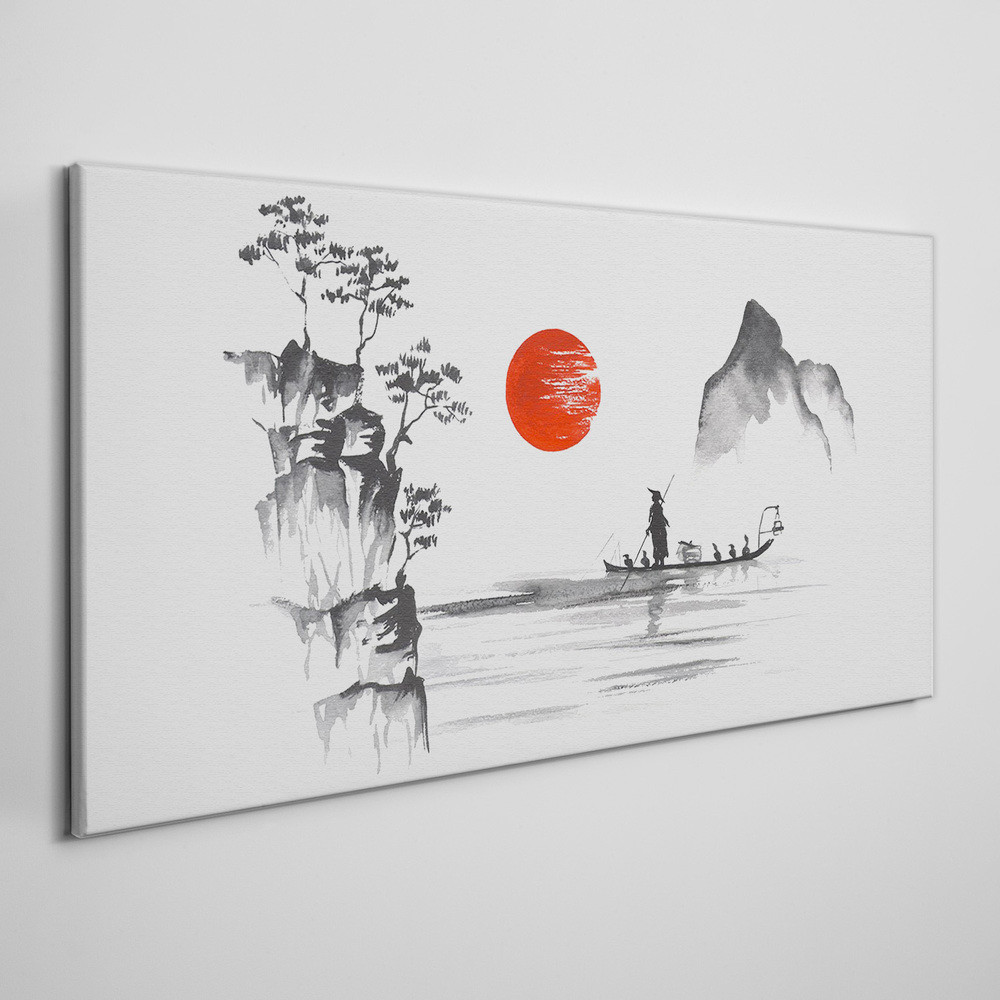 PL Coloray Obraz Canvas Japonia tradycyjne malarstwo 100x50cm