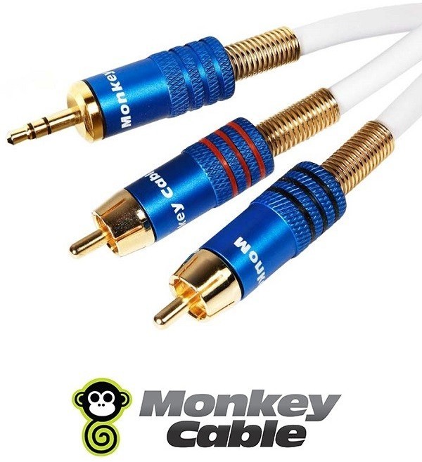 Monkey Cable Kabel Jack 3.5 Stereo - 2RCA MonkeyCable Concept MCTJ2P15 - 15m MCTJ2P15