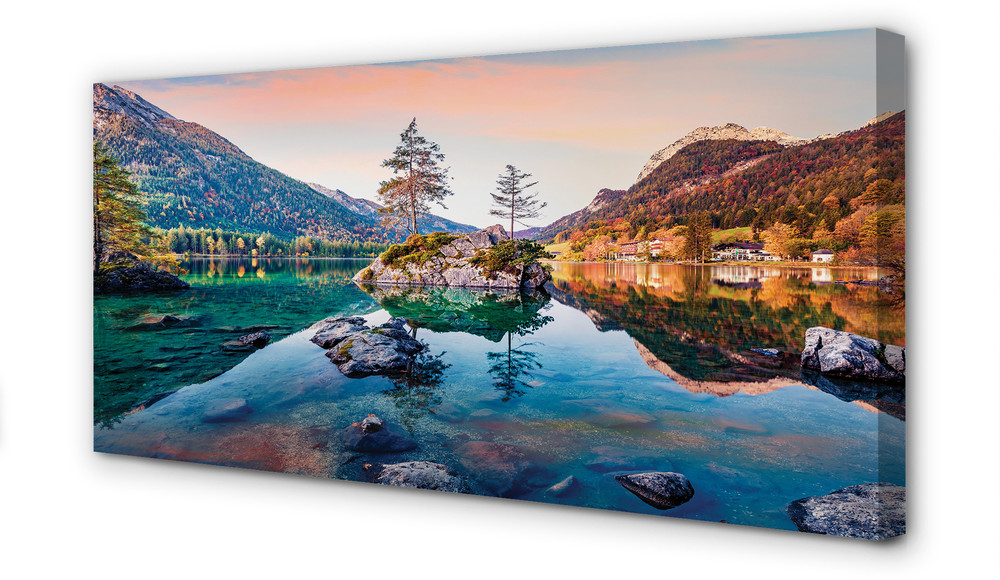 PL Tulup Obrazy na płótnie Niemcy Góry alpy jesień jezioro 120x60cm