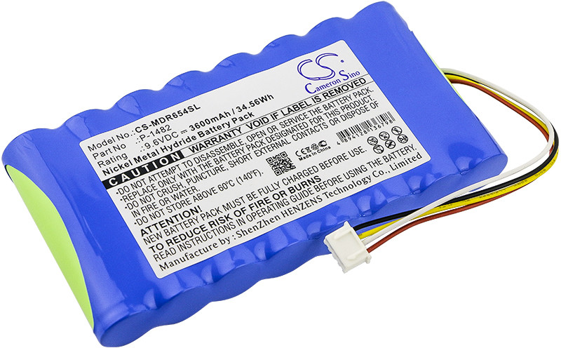 Cameron Sino Cameron Megger CA 6543 P-1482 3600mAh 34.56Wh Ni-MH 9.6V Cameron CS-MDR654SL