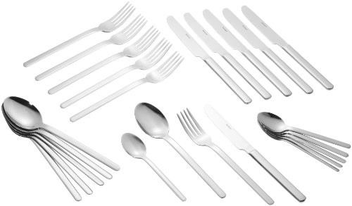 Esmeyer 250  029 24-częściowy zestaw sztućców bettina ze stali nierdzewnej 18/10, polerowany na wysoki połysk. Grubość materiału 2.5/2.2 MM 250-029