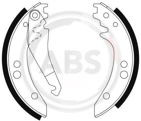 A.B.S. Zestaw szczęk hamulcowych 9117