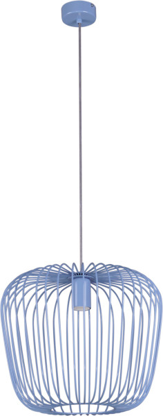 Kaja lampa wisząca/żyrandol Eden E27 niebieska K-4102