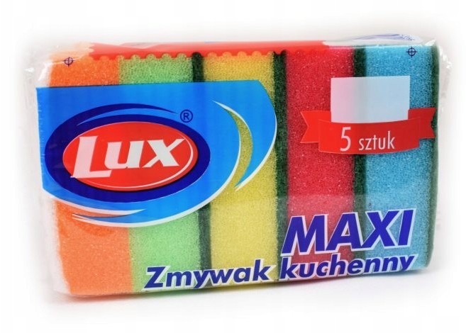 Zmywak kuchenny do naczyń gąbka dwustronna 5 szt