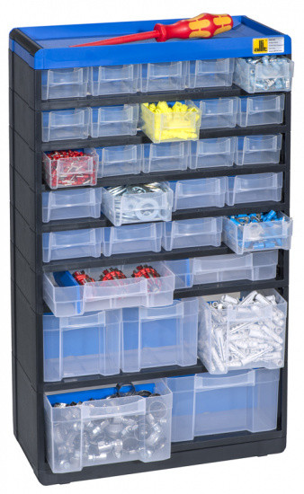 B2B Partner Plastikowy organizer z szufladkami VarioPlus Pro 53/60, 30 szufladek 124249