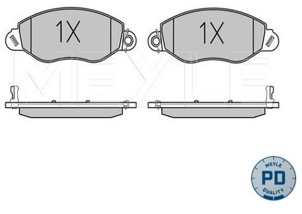 Wulf Gaertner Autoparts Zestaw klocków hamulcowych, hamulce tarczowe Wulf Gaertner Autoparts 025 234 3418/PD