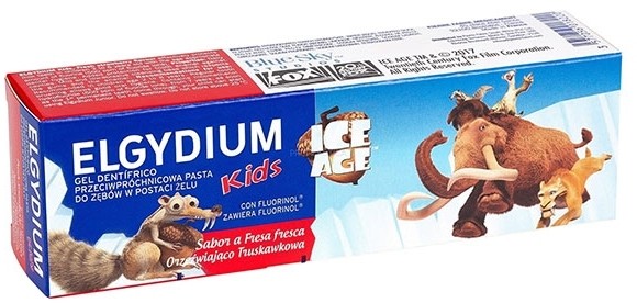 Pierre Fabre Elgydium Kids pasta do zębów dla dzieci o smaku orzeźwiająco-truskawkowym 50ml