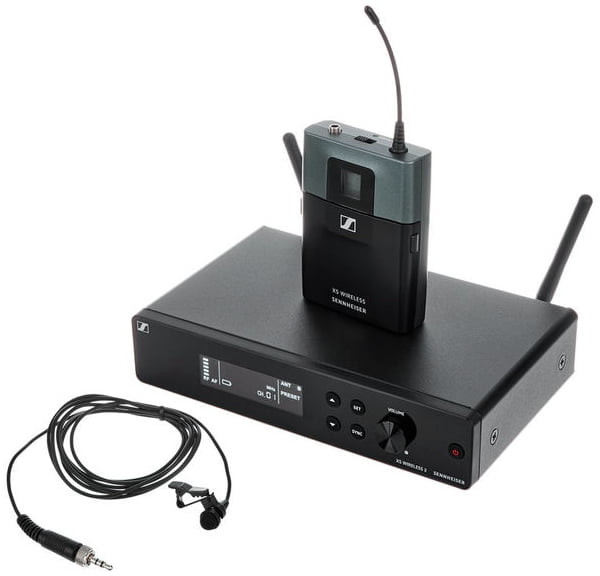 Sennheiser XSW 2-ME2 A - miniaturowy mikrofon bezprzewodowy dla mówców. Zakres częstotliwości 548-572 MHz 18076