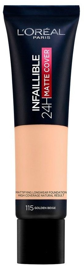 L'Oreal Paris LOreal Paris Infallible 24H Matte Cover Foundation 115 Golden Beige 30ml