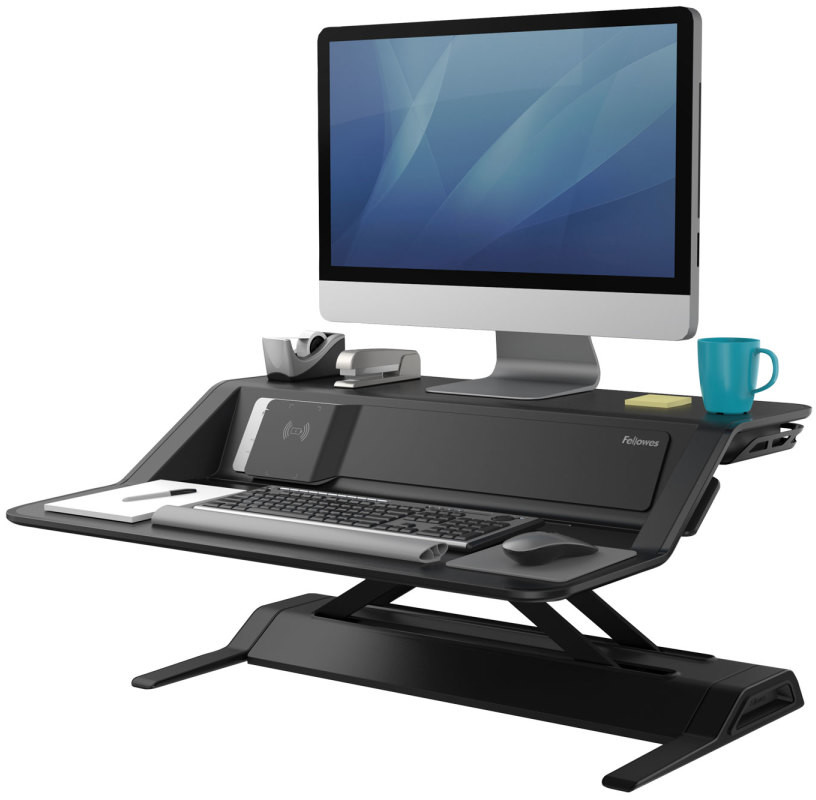 Fellowes Stanowisko do pracy Sit-Stand Lotus DX czarne 8081001