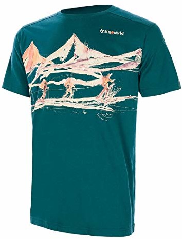 Trangoworld Trangoworld Męskie szorty Across The Glacier Short podkoszulek zielony morska zieleń XXL PC008455-81N-2XL