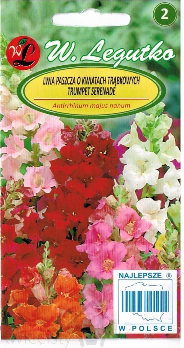 Legutko sp. z o.o Nasiona Lwia paszcza niska Trumpet Serenade, 0,1g