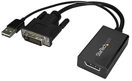 STARTECH.COM StarTech. com DVI to DisplayPort Adapter  USB Power  DVI-D to DP Converter, dvi2dp2 DVI2DP2