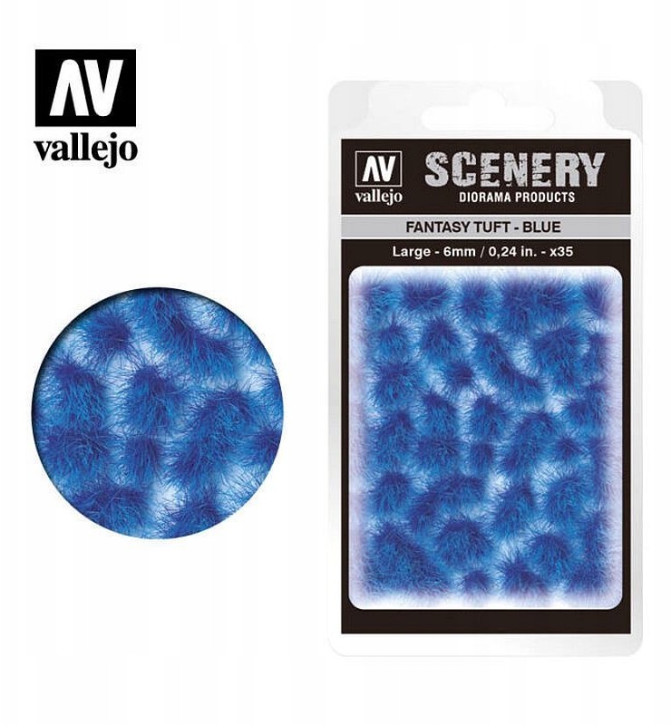 Vallejo Fantasyd Tuft Blue 6mm SC434