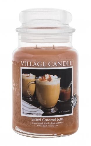 Village Candle Salted Caramel Latte świeczka zapachowa 602 g unisex