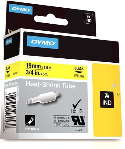 Dymo Taśma D1 rurka termokurczliwa 19mmx1,5m S0718340 S0718340