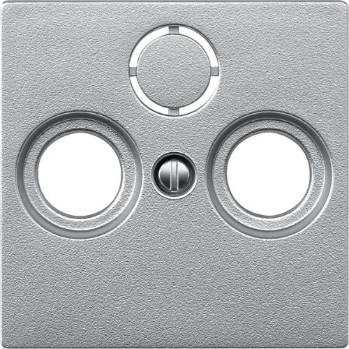 Merten Płytka centralna 297560 do anteny gniazda, aluminium, system M 1325235