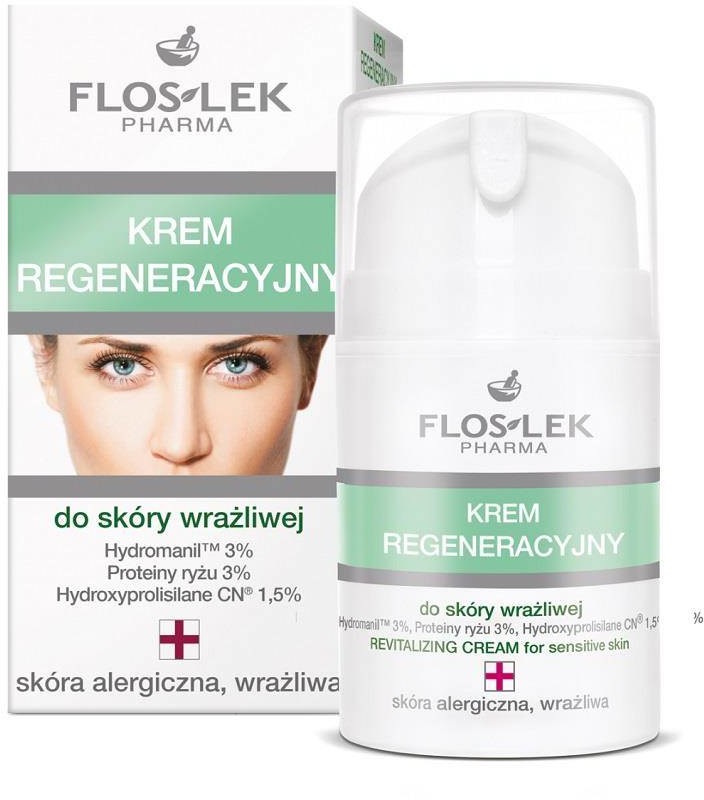 Flos-Lek Krem regeneracyjny do skóry wrażliwej 50ml 100126-uniw