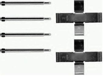 BREMBO Zestaw akcesoriów, klocki hamulcowe A 02 210