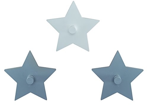 roba haczyk na ścianę 'Little Stars' z motywem gwiazdy, garderoba ścienna i dekoracyjna dla łazienki Baby-& pokój dziecięcy