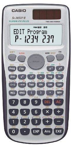Casio FX-3650P kalkulator z drukarką II układ 279 funkcji linii, 2-calowy wyświetlacz, bateria/ogniwa słonecznego FX-350PII
