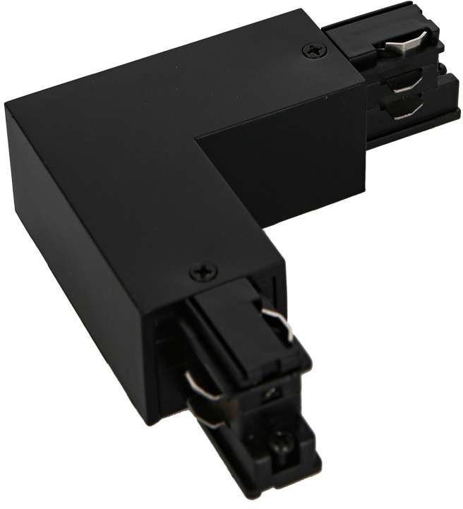 Italux Kątowy L-ŁĄCZNIK uziemienie zewnętrzne HT4-J02/BK do 3-fazowej szyny natynkowej 230V czarny __code-62535