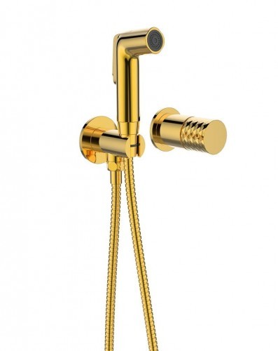 SEA HORSE Bateria OVE GOLD bidetowa podtynkowa złoty połysk BJV308/1G