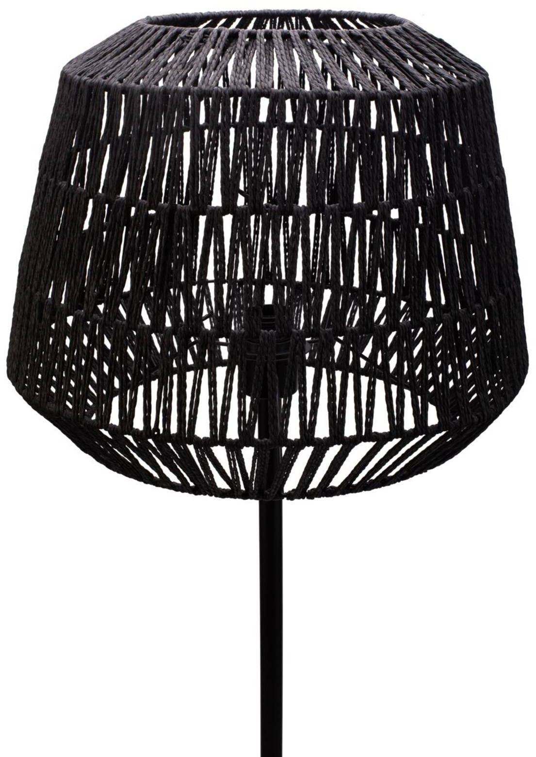 Pauleen Pauleen Timber Pearl lampa stojąca pleciony klosz