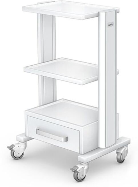 Ztm Tech-med G-004 stolik-wózek z 3 blatami pod aparaty medyczne i szufladą G-004 (wersja EpicMed)