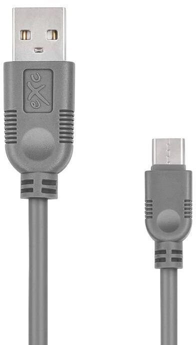 eXc Kabel USB  micro USB B M 5-pin 2m szary 5901687939360 5901687939360