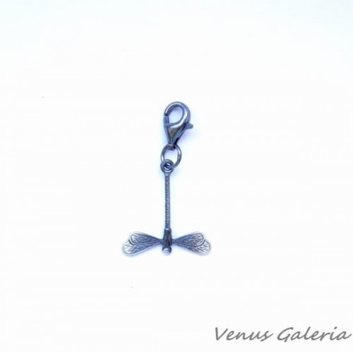 Charm - Mała ważka szara 1488