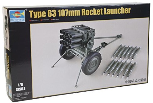 Trumpeter 01920 zestaw do budowy modelu PLA Type 63, Rocket laucher 107 MM