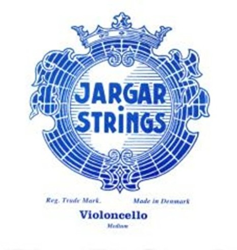 Jargar CURA VIOLONCELLO - karafka (niebieska) (chromowana) 2. Medium Cello 4/4 (D) D (1 sztuka) Azul