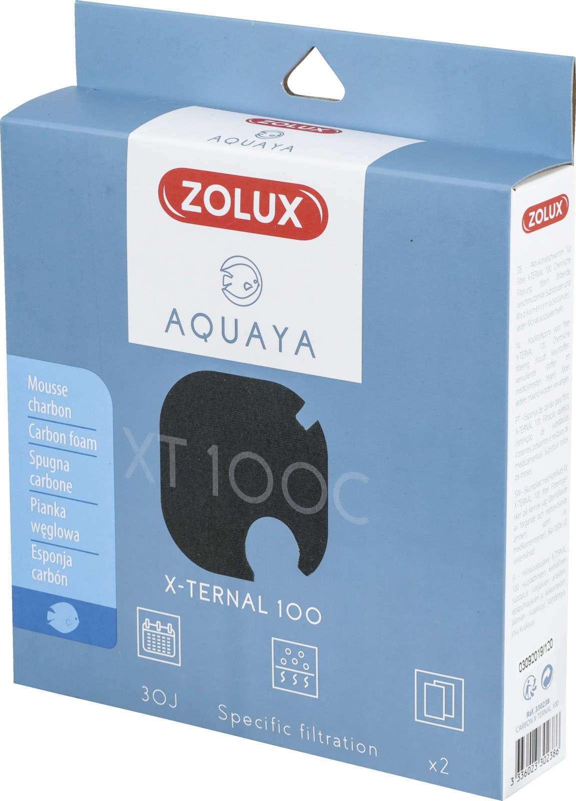 Zolux AQUAYA Wkład Carbon Xternal 100 330238