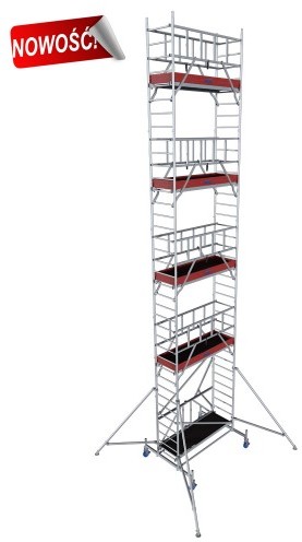 Krause Rusztowanie aluminiowe PROTEC XS wys.rob. 10,80 m (942180)