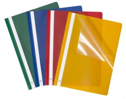 Bantex Skoroszyt PP A4 z wąsami standard czerwony HAMELIN p25