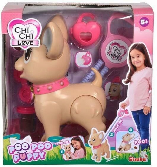 CHI CHI LOVE Poo Poo Puppy Piesek interaktywny