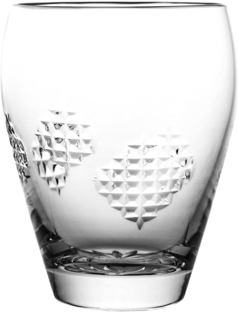 Crystaljulia Szklanki do soku drinków kryształowe 6 sztuk 08537) 08537