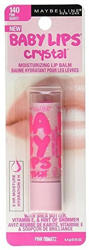 Maybelline New York Baby Lips Crystal Shimmer Lip Balm (# 140 Różowy kwarc) nowość ze Stanów Zjednoczonych ALO-1474