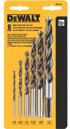 DeWalt dw1720 Brad Point zestaw bitów, 6-Piece by