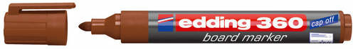 EDDING Marker suchościeralny 360 brązowy okrągła końcówka 1,5-3mm