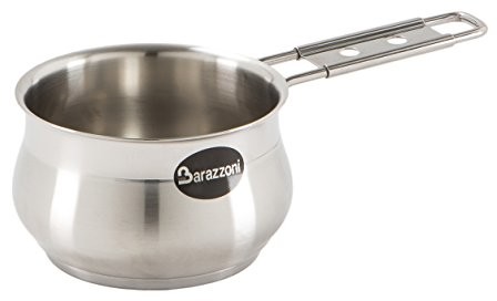 Barazzoni 001010014 CASSERUOLA dla Manico Lungo, Dia Metro 14 cm, Linea Tummy w Acciaio, 18/10 001010014